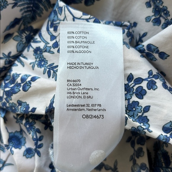 Anthropologie- Sumerset navy/ivory tiered maxi dress - Picture 10 of 11